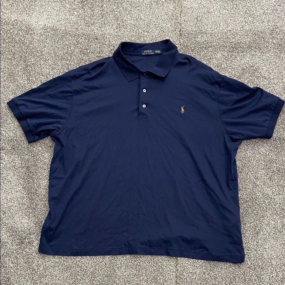 Polo by Ralph Lauren Men's Deep Blue Polo Shirt